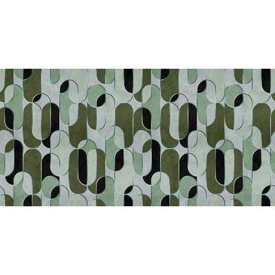 Fototapete LIVING WALLS "Walls by Patel Ritz", grün, B:5m L:2,5m, Vlies, Tapeten, Vlies, Wand