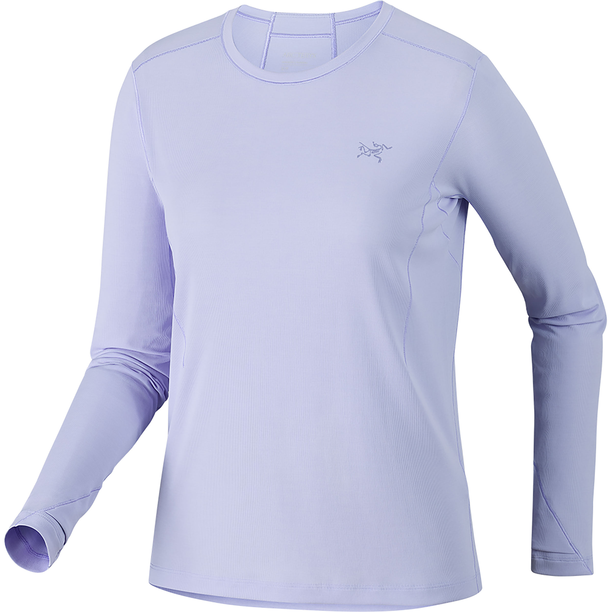 Arc'teryx Sunna Crew Damen Longsleeves lila Größe L Trekking Schnell trocknend