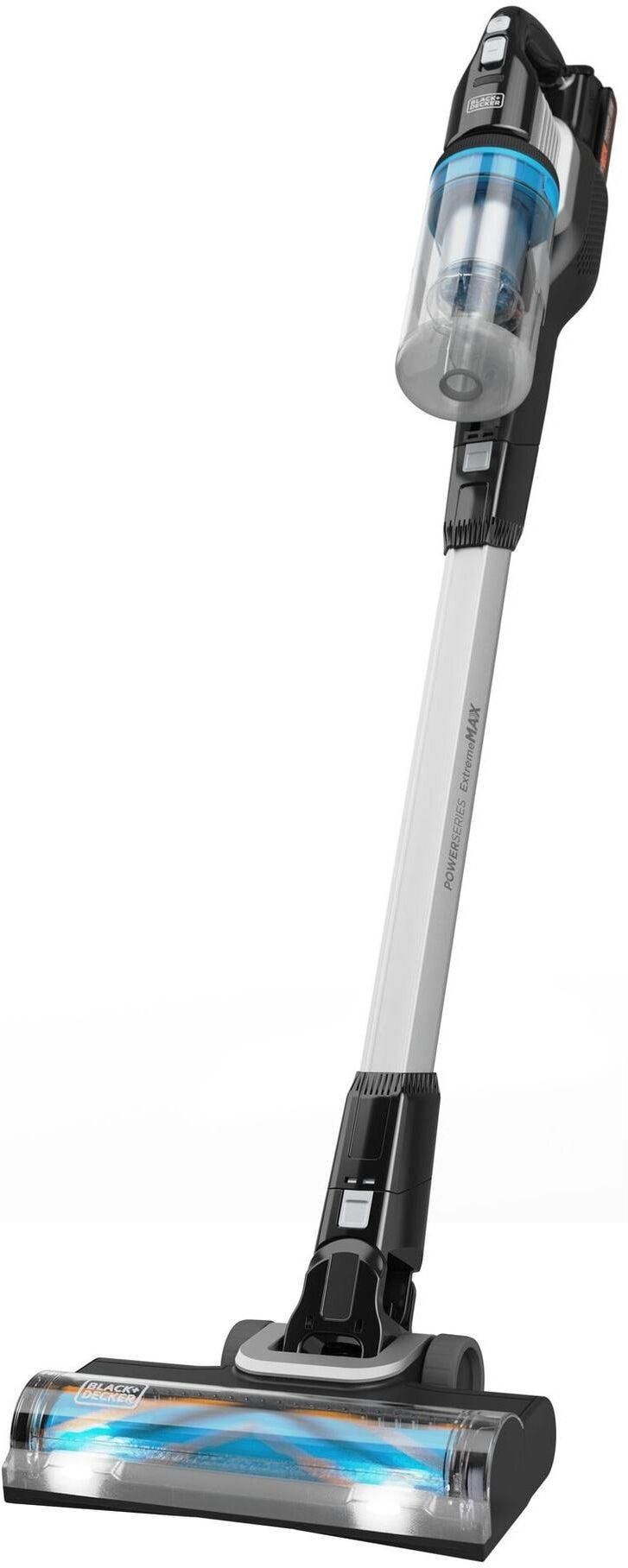 Black & Decker Akku-Hand-und Stielstaubsauger "BHFEB520D1 Grau/Schwarz", grau (grau, schwarz), Akkusauger, Akku-Hand-und Stielstaubsauger grau, schwarz Einheitsgröße
