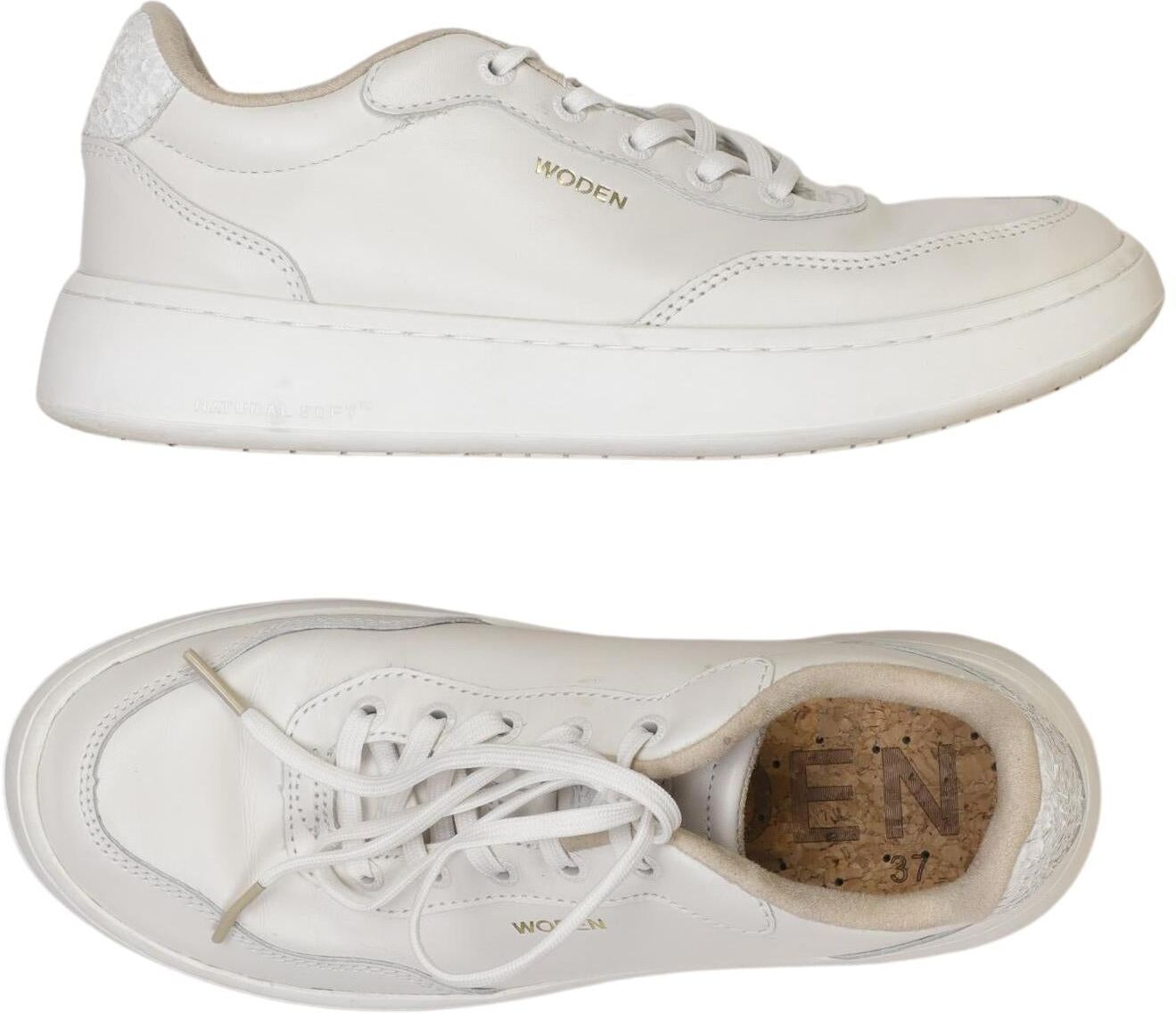Woden Damen Sneaker, Weiß, Gr. EU 37, kein / Etikett - Second Hand