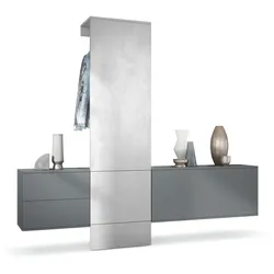 GARDEROBE Carlton Paneel in Beton Oxid Optik