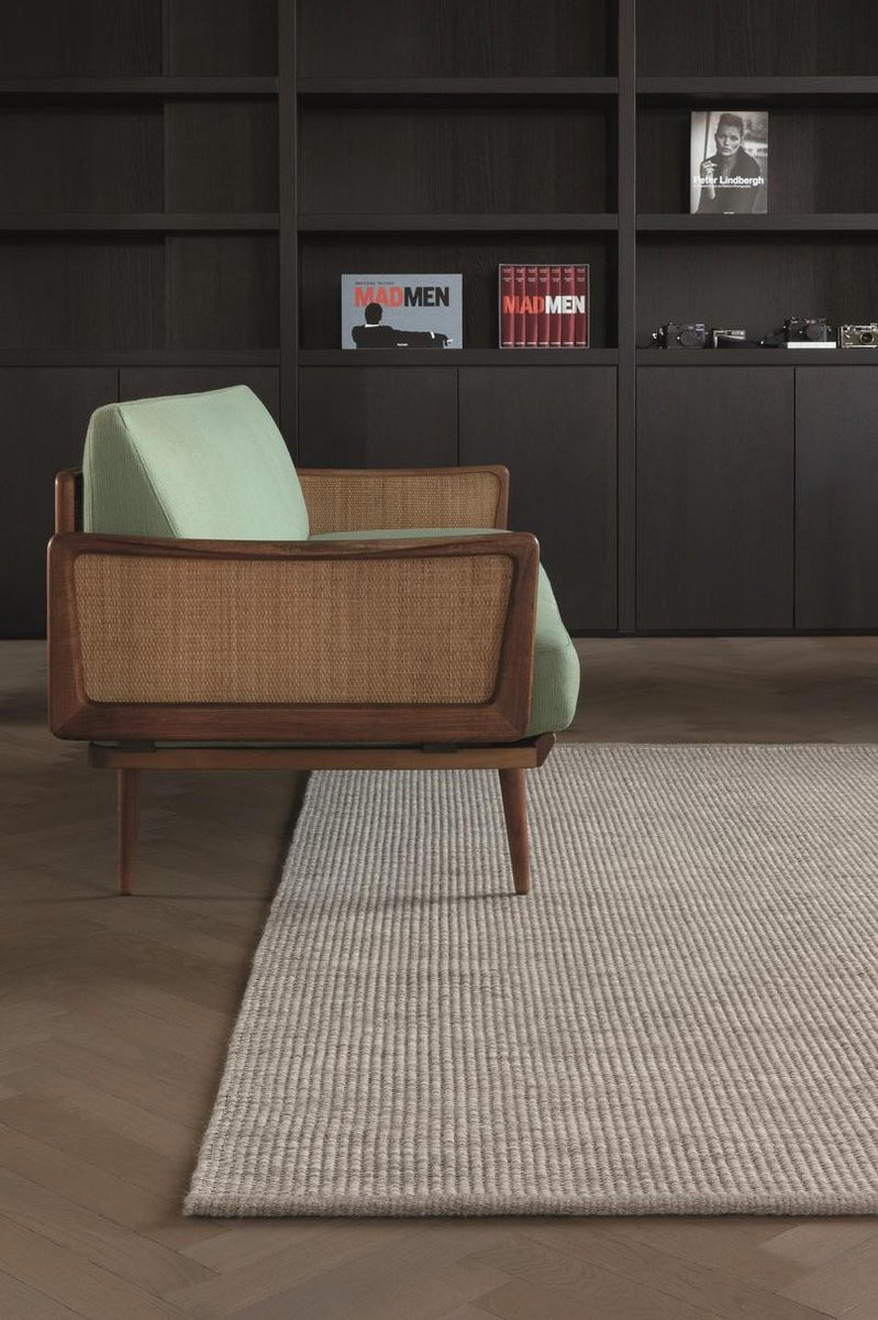 Ligne Pure Marvel handgeweven wollen vloerkleed - Beige - 140 x 200 cm