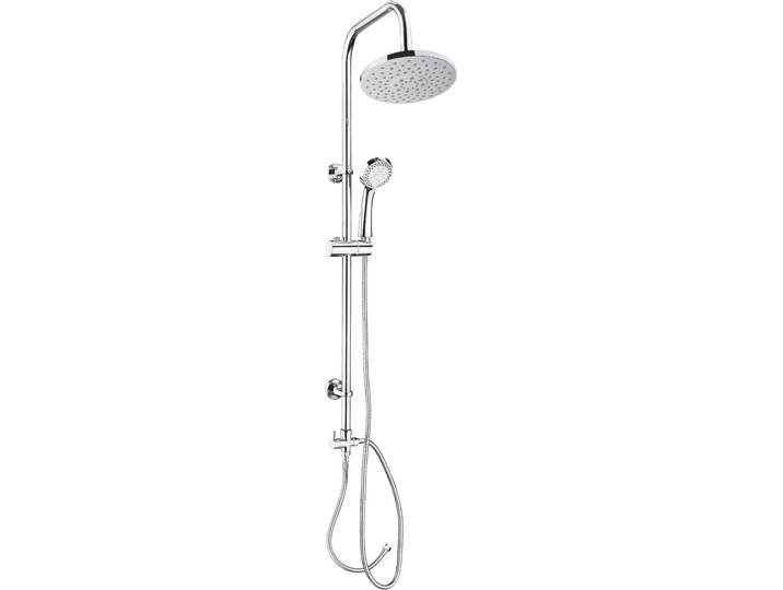 Duschsystem CORNAT, silber (chromfarben), T:34,5cm, Brausegarnituren, Duschsystem