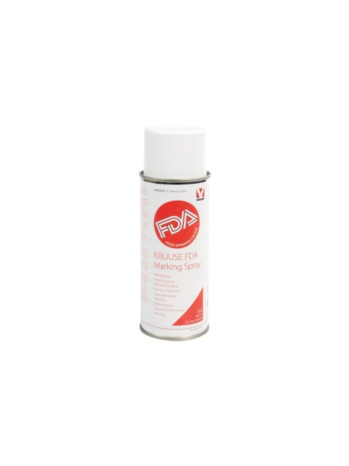 KRUUSE FDA-Markierungsspray, rot, 400 ml, 12 Stk.