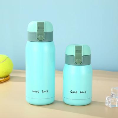 Inspired Finds ThermoGo Stainless Steel Travel Mug Mini Vacuum Insulated Flask For Hot & Cold Drinks (200ML 350ML) blue 6.76 Fl Oz