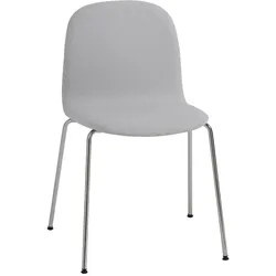 Muuto Visu Chair, tube base, steelcut 120 / chrome