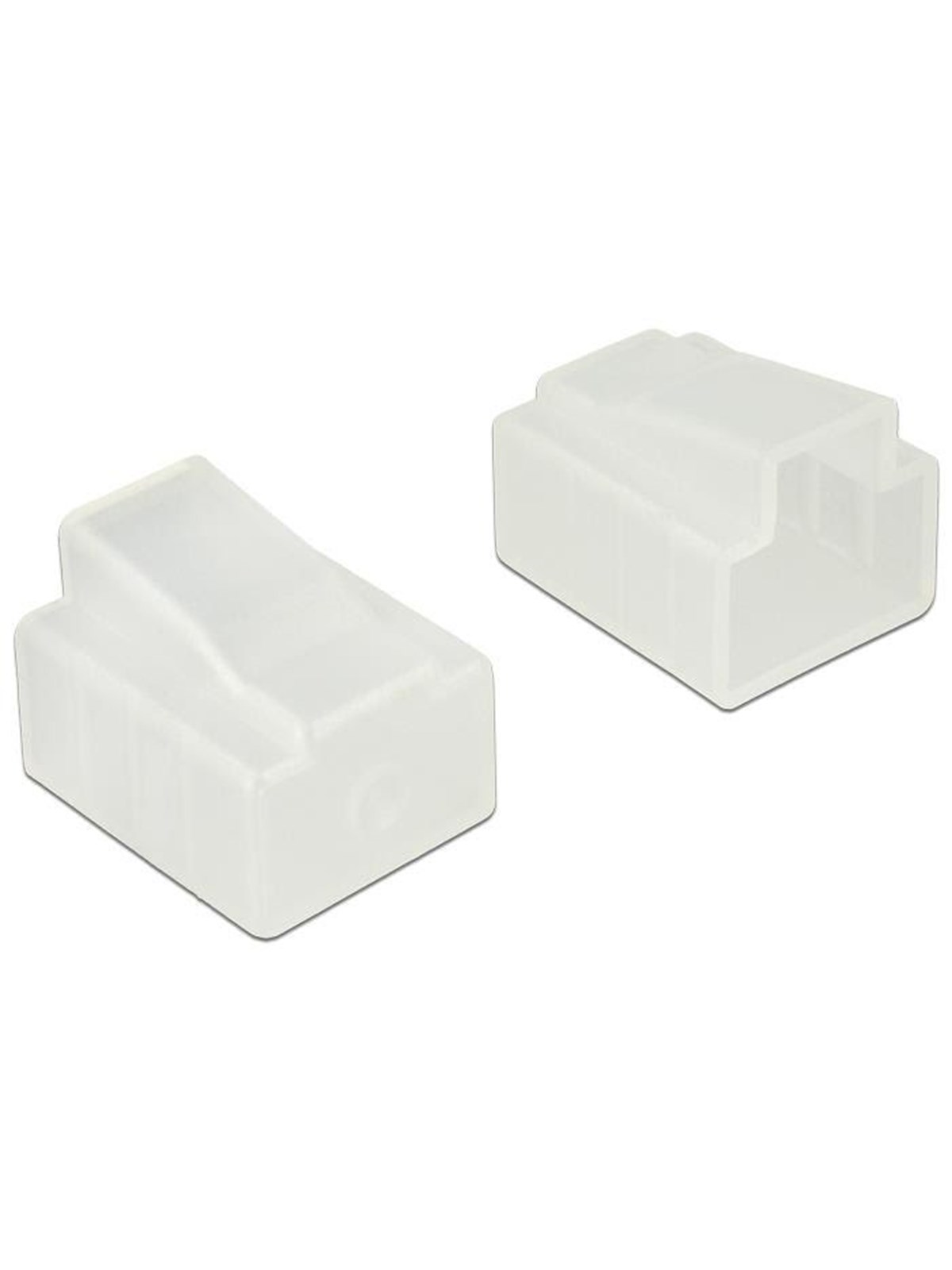 DeLOCK Dust Cover for RJ45 Plug Transparent (10-Pack)