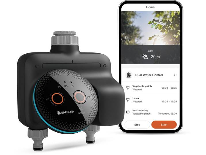 GARDENA smart Dual Water Control\, besproeiingscomputer