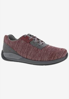 Wide Width Women's Terrain Sneaker by Drew in Wine Knit (Size 6 W)