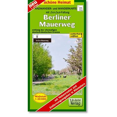 Radwander- und Wanderkarte Berliner Mauerweg mit Zick-Zack-Faltung, Sonstige von Verlag Barthel, Barthel, A, 978-3-89591-171-2