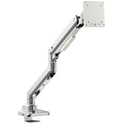 Alogic Monitorarm 17-49" 1 Gelenk 20kg (Tisch, 49", 20 kg), Monitor Halterung, Weiss, Silber