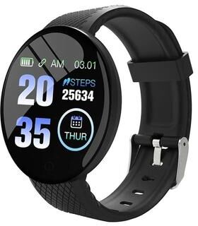 Uplift Picks D18 Smart Watch Fitness Tracker With Sleep Monitor And Message Alerts black