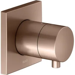 KEUCO IXMO Fertigmontageset 59548291002 Unterputz-3-Wege-Umstellventil, eckig, rotgold gebürstet