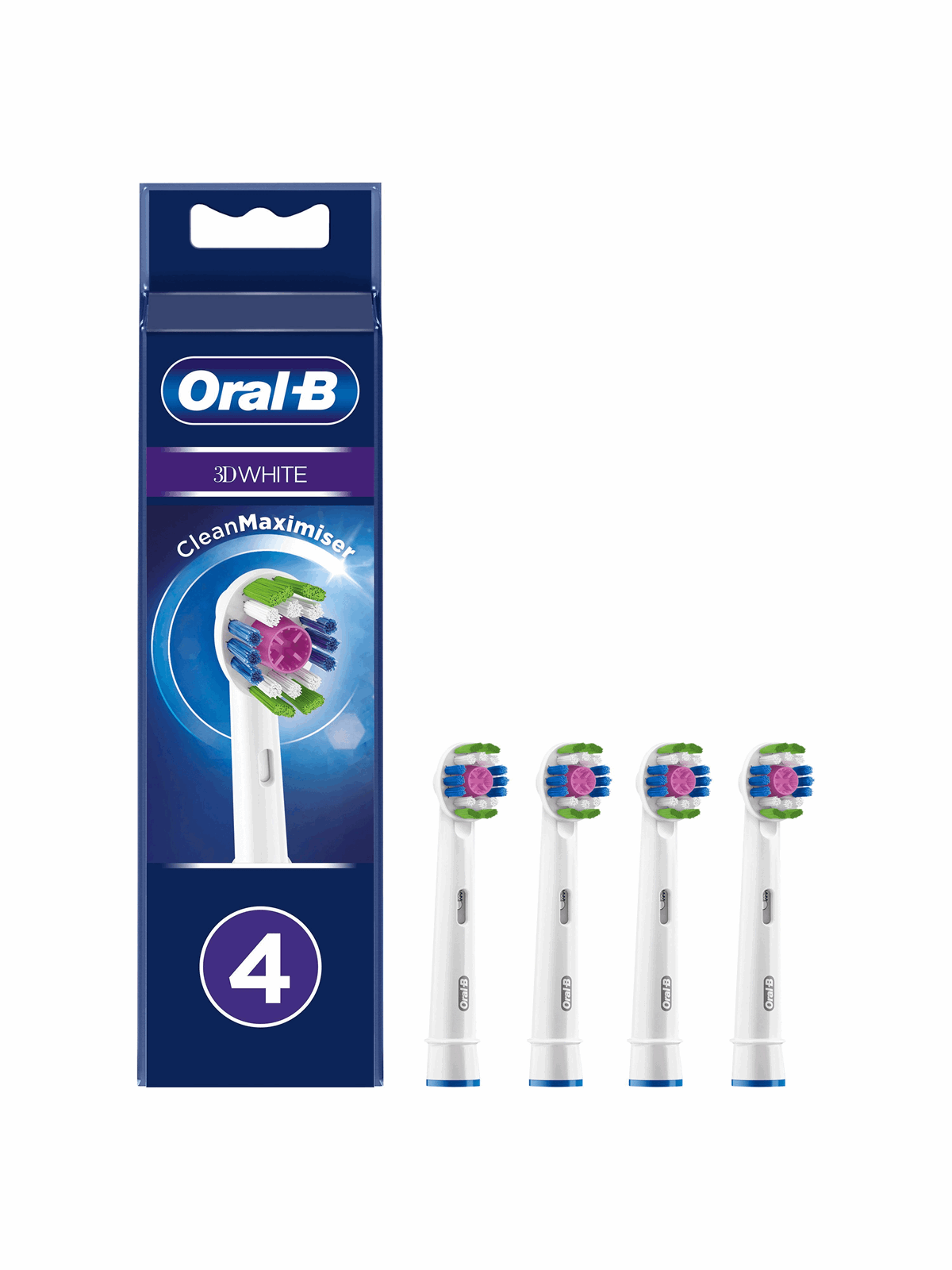 Oral-B Bürstenköpfe 3D White 4 pcs