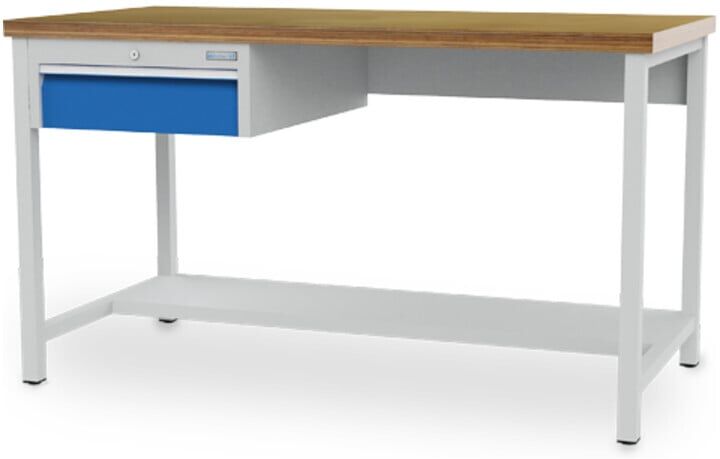 Bedrunka+Hirth Arbeits- und Werktisch R18-24 Tiefe 750 Schublade 1 (03.14.31V)