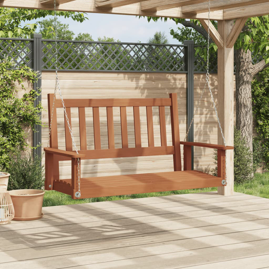 ClassicLiving Porch Swing Brown 63cm H X 115cm W X 65cm D