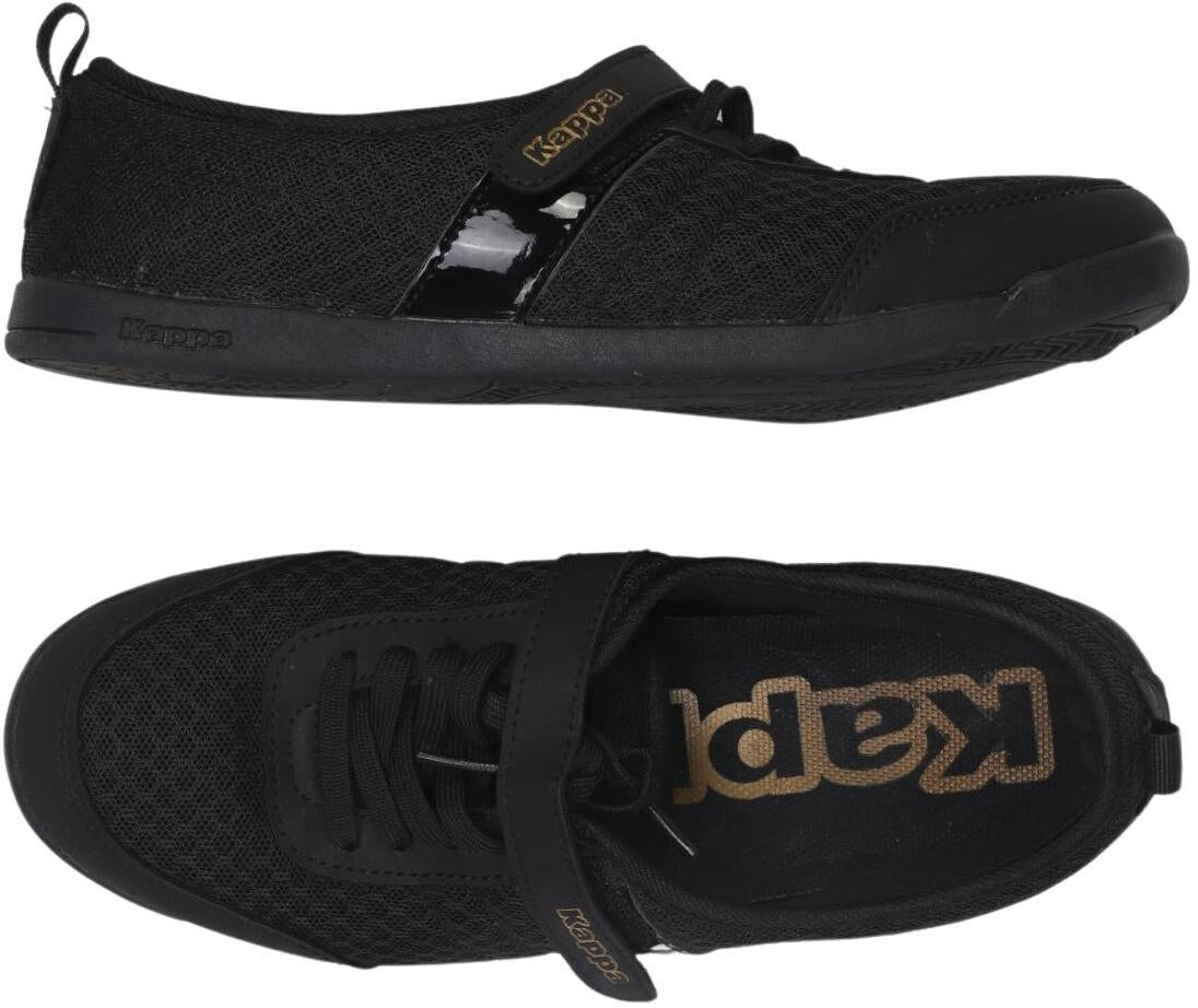 Kappa Damen Ballerina, Schwarz, Gr. EU 36, Kunstleder - Second Hand