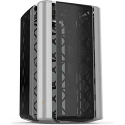 Geometric Future M2 THE ARK Gehäuse, TG - grau (mATX, Mini-ITX), PC Gehäuse, Grau