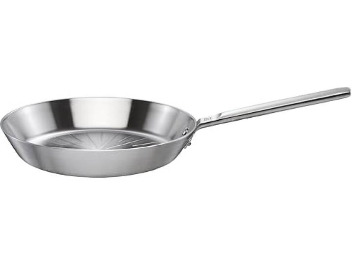 Fiskars Norden Steel Koekenpan, Ø 28 cm, Ongecoat, Roestvrij staal