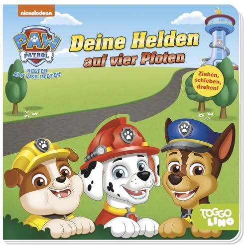 Panini - PAW Patrol: Deine Helden auf vier Pfoten: Pappbilderbuch mit Schiebern, Stanzen und Drehelementen - Preis vom 09.10.2026 07:28:09 h
