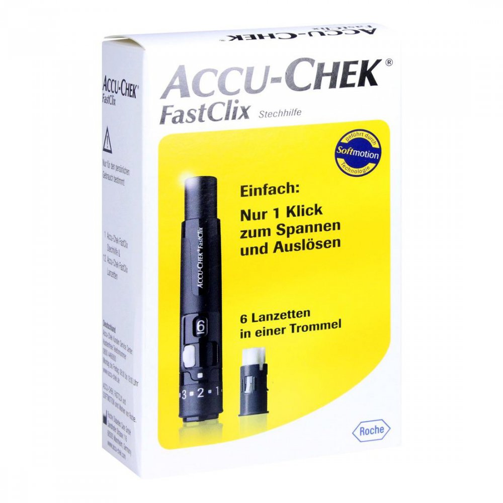 Roche Diagnostics Deutschland GmbH Accu Chek Fastclix Modell Ii 11113658