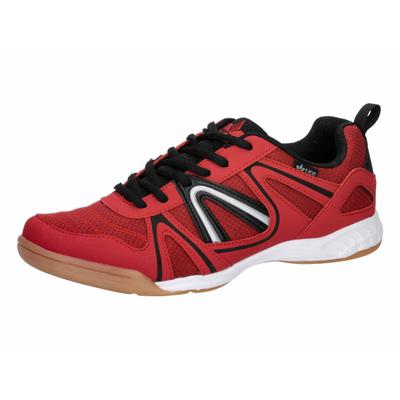 Hallenschuh LICO "Sportschuh Fit Indoor", Herren, Gr. 38, rot, Synthetik, Schuhe Hallenschuh