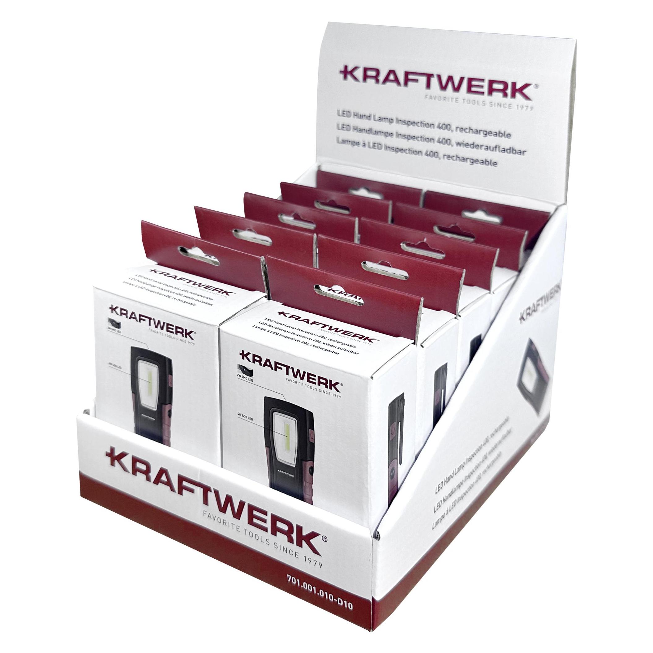 Kraftwerk Display LED Handlampe Inspection (400 lm) (701.001.010-D10)