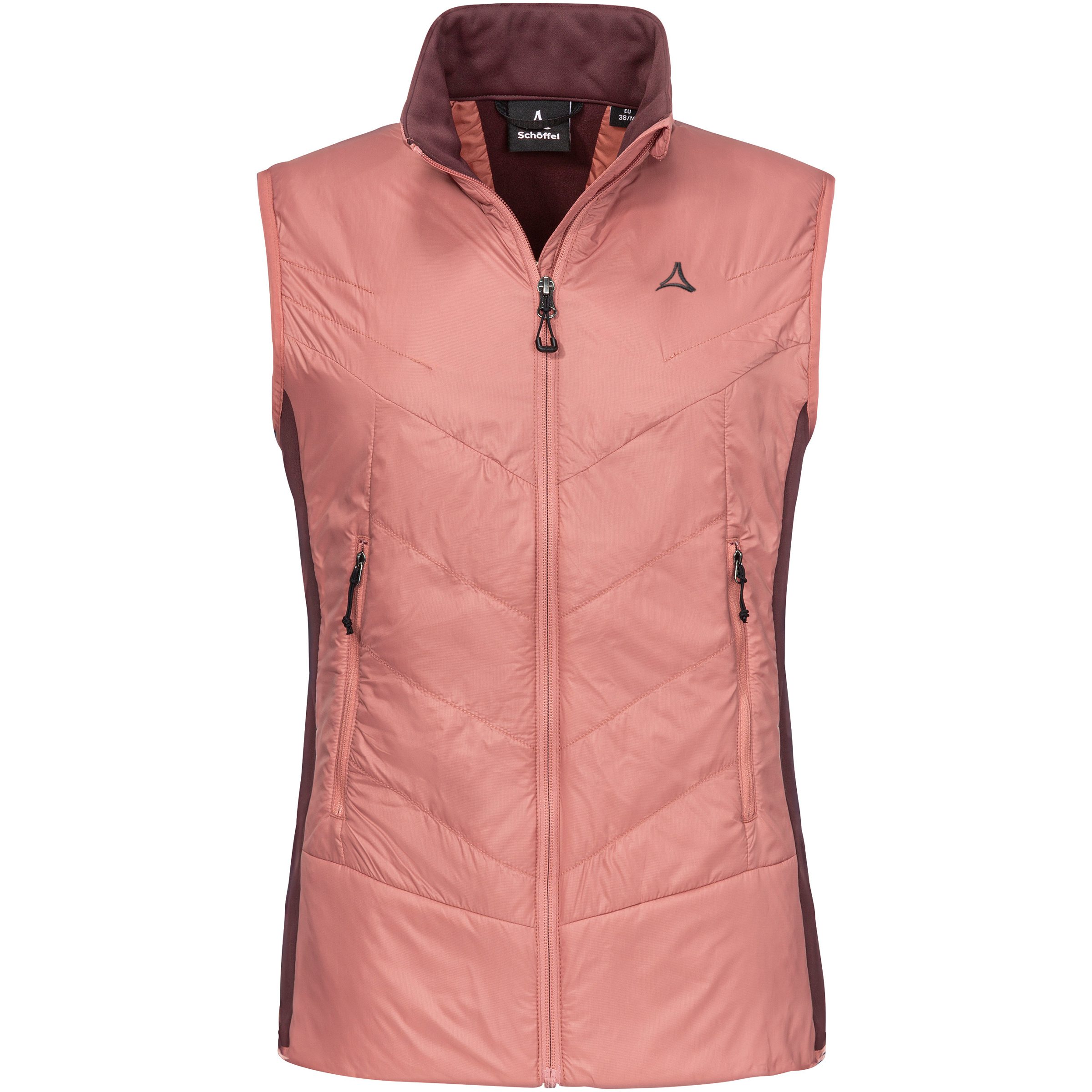 Schöffel Style Cascata Hybrid Weste Damen Kunstfaserwesten rosa Größe M Trekking Isolierend Wasserabweisend