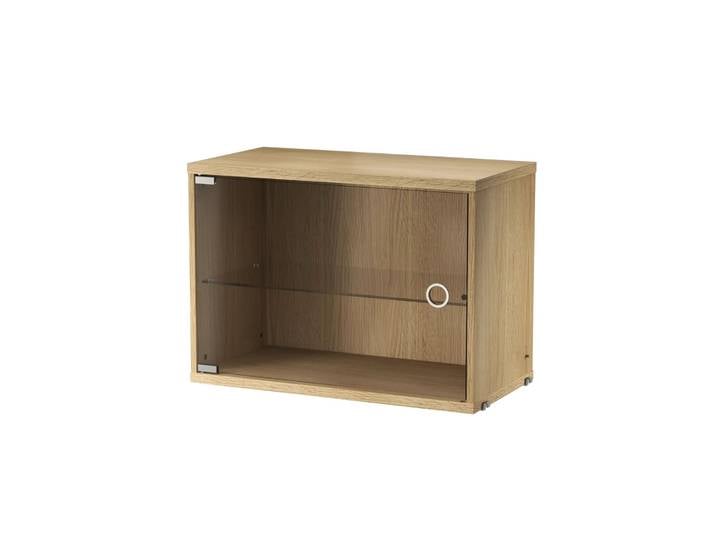 String String Vitrinenschrank Eiche, 58x30 cm