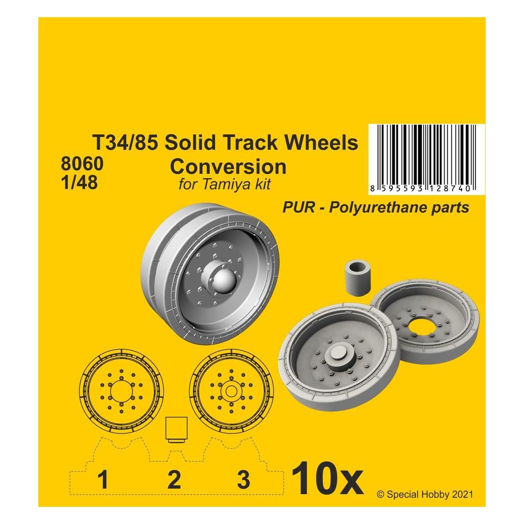 CMK T34/85 Solid Track Wheels Conversion Set (129-8060)