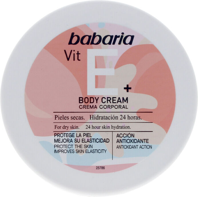 Babaria Vitamin E+ body cream 100% vegan 400 ml