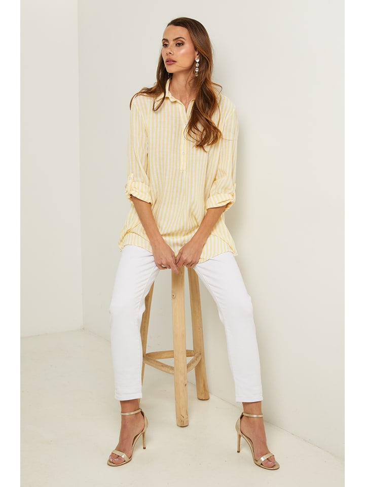 Fleur de Lin Bluse in Gelb - S