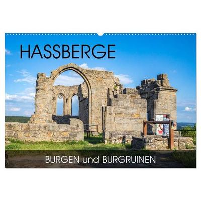 Haßberge - Burgen und Burgruinen (Wandkalender 2027 DIN A2 quer), CALVENDO Monatskalender