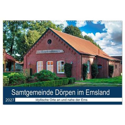 Samtgemeinde Dörpen im Emsland (Wandkalender 2027 DIN A2 quer), CALVENDO Monatskalender