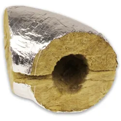 Formbogen Steinwolle alukaschiert, gemäß EnEV (Ausführung: 15x23 mm)