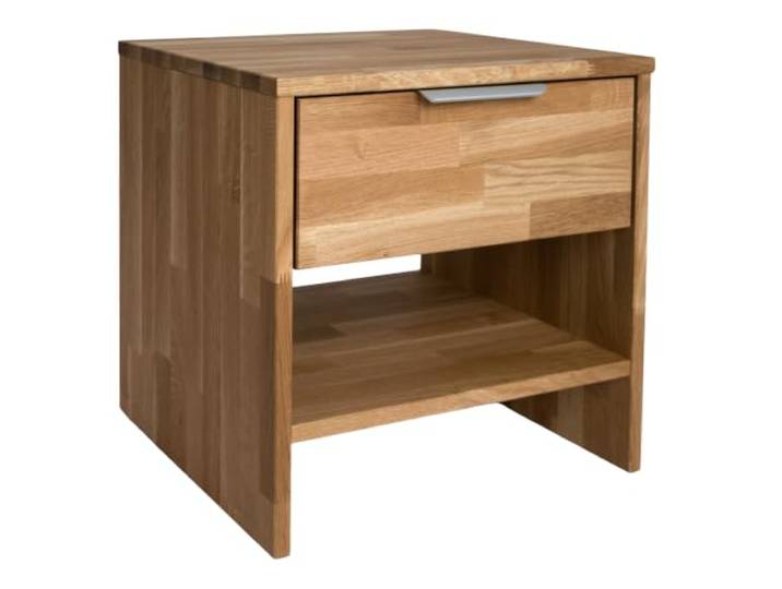 EDELHOLZ Nachtschrank Eiche Massivholz 1 Schublade mit Ablage geölt