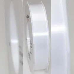 PRÄSENT 18725/99600 Ringelband Polyspleissband - 25 mm x 91m, weiß