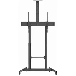 Gembird TV floor stand with caster wheel TVS-100T-03 (8716309135023) (120 kg, 60" - 100"), TV Ständer, Schwarz