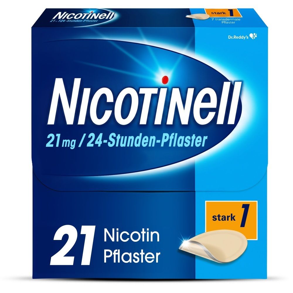 Nicotinell 21 mg/24-Stunden-Pflaster 52,5mg St Pflaster transdermal
