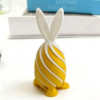 Uplifted Finds Impossible Spiral Pyramid & Bunny Fidget Toy   3D Printed Rotating Kinetic Sculpture For Stress Relief & Desk Decor s29