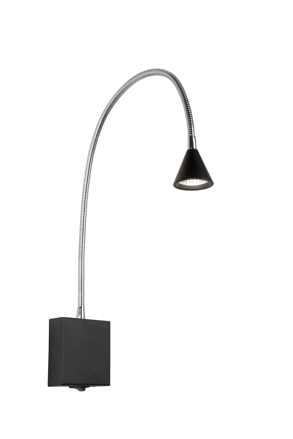 Lucide Buddy verstelbare LED wandlamp voor slaapkamer - Zwart