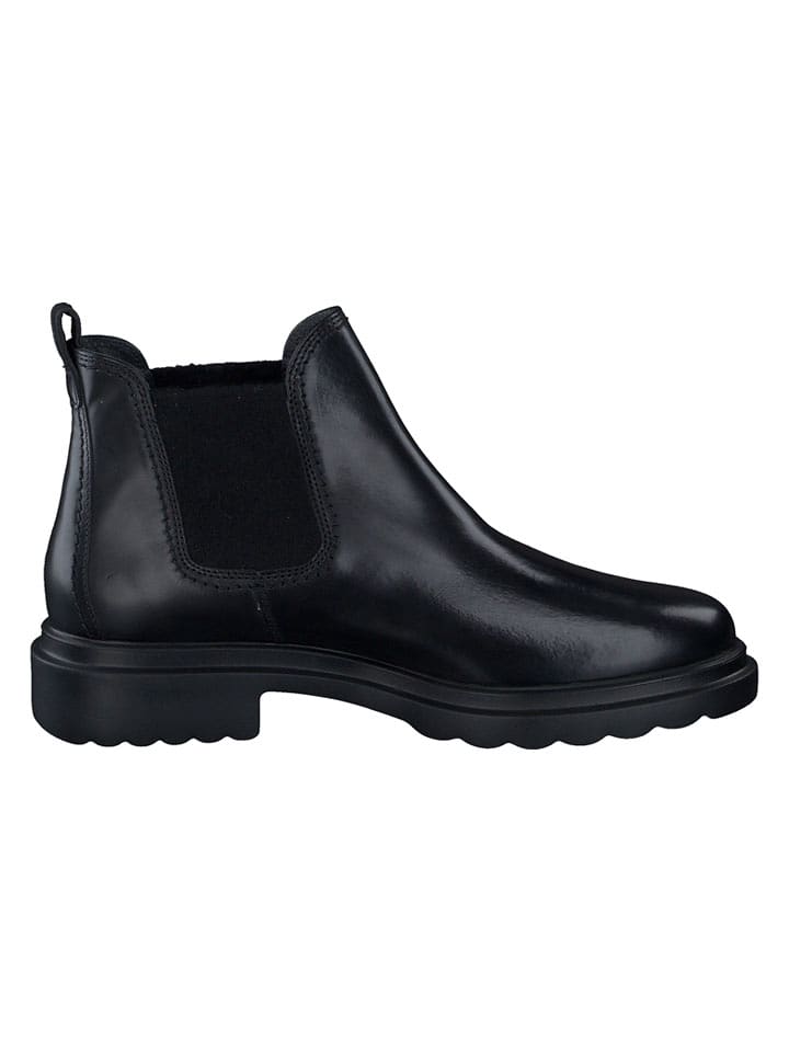 Paul Green Leder-Chelsea-Boots in Schwarz - 37