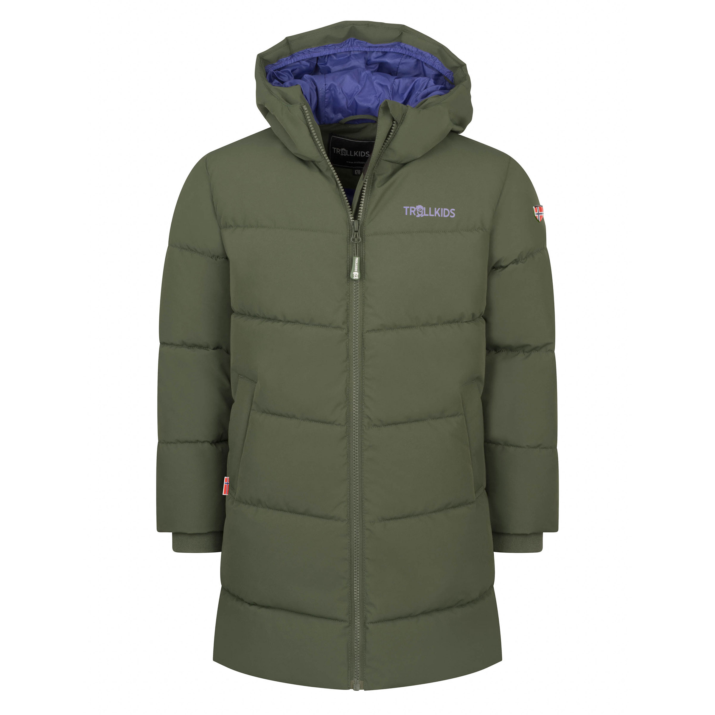 Trollkids Girls Aurland XT Mantel Kinder Winterjacke oliv Größe 176 Lifestyle Wasserabweisend Wasserabweisend