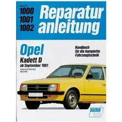 Opel Kadett D ab 9/1981, Ratgeber