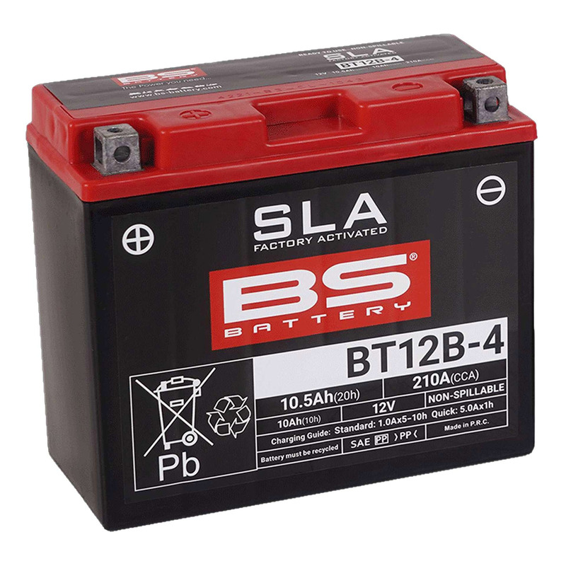 Batterie BS Battery BT12B-4 12V 10,5Ah SLA activée usine