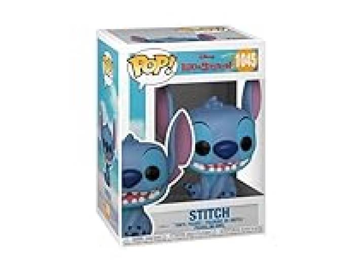 Funko Pop! Disney: Smiling Seated Stitch - Disney: Lilo & Stitch - Figurine en Vinyle à Collectionner - Idée de Cadeau - Produits Officiels - Jouets pour Les Enfants et Adultes - Movies Fans