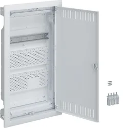 Hager VH36NWB Multimedia, volta, HWV, 3-reihig, 1xHutschiene, 2 Montageplatten, ohne Zubehör