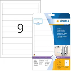 Herma, Ordner Zubehör, Einsteckrückenschilder