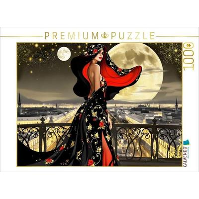 CALVENDO Puzzle Stolze Anmut im Mondlicht | 1000 Teile Lege-Größe 64x48cm Foto-Puzzle für glückliche Stunden