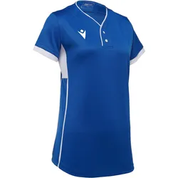 Macron, Herren, Sportshirt, softball inning (S), Weiss, Blau
